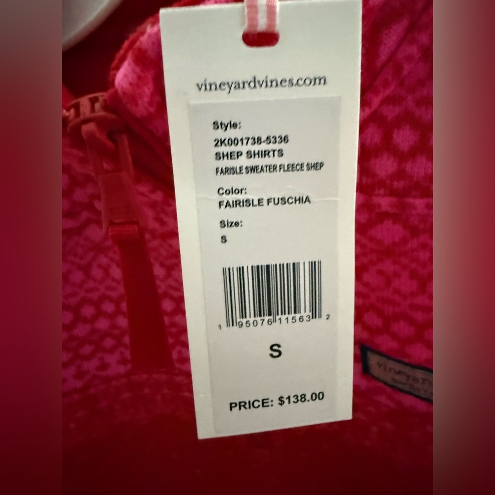 Vineyard Vines Women’s Shep Half-Zip Sweater NWT - Picture 2 of 2